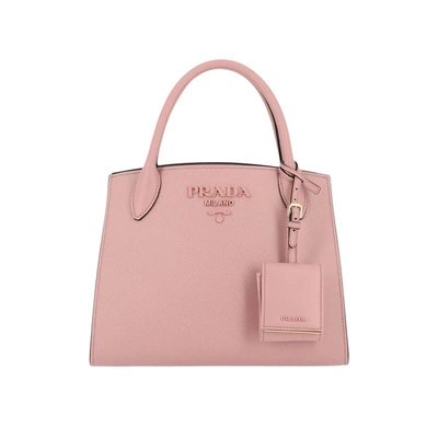 Shop Prada Handbag Shoulder Bag Women  In Pink
