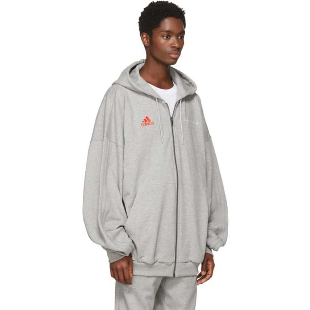 Gosha Rubchinskiy Adidas Zip up Hoodie In Grey ModeSens