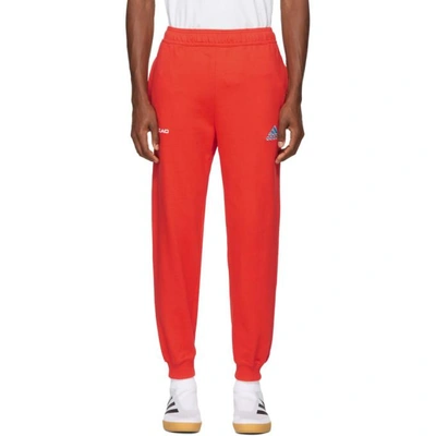 Shop Gosha Rubchinskiy Red Adidas Originals Edition Logo Lounge Pants