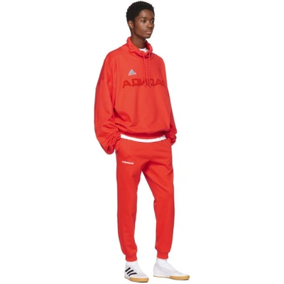 Shop Gosha Rubchinskiy Red Adidas Originals Edition Logo Lounge Pants