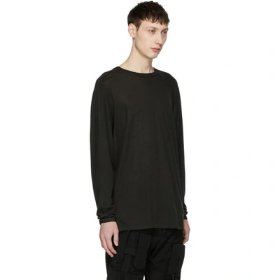 Shop Nonnative Grey Manager Sweater In 655 Anthrac