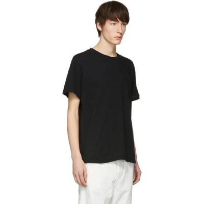 Shop Simon Miller Black Embroidered Layne Logo T-shirt