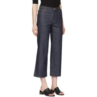 Shop Apc A.p.c. Indigo Sailor Jeans