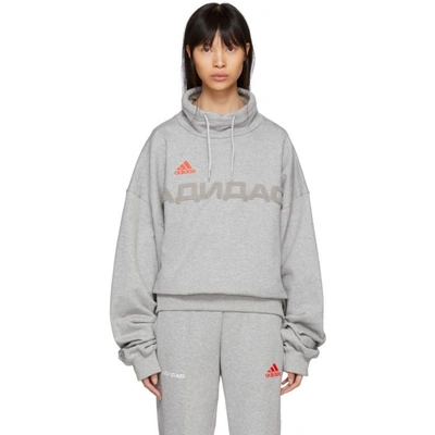 Shop Gosha Rubchinskiy Grey Adidas Originals Edition Funnel Neck Sweatshirt