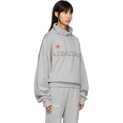 Shop Gosha Rubchinskiy Grey Adidas Originals Edition Funnel Neck Sweatshirt