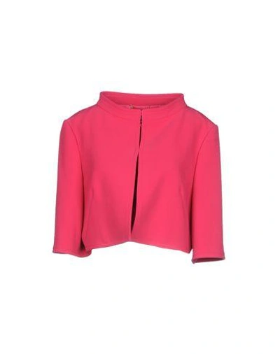 Shop Alberta Ferretti Blazers In Fuchsia