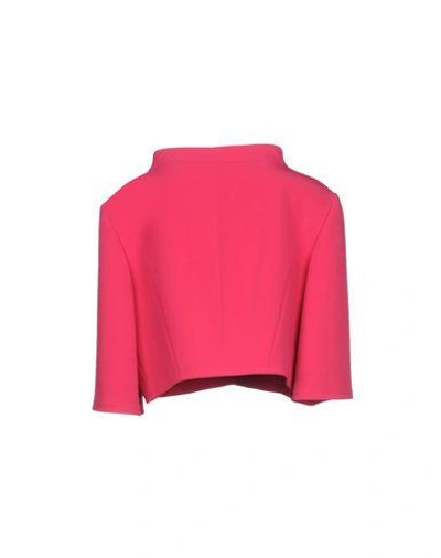 Shop Alberta Ferretti Blazers In Fuchsia