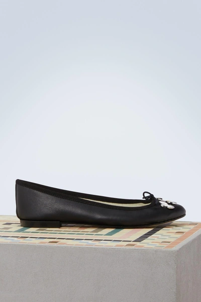 Shop Repetto Cendrillon Pin's Ballet Pumps In Noir (black)