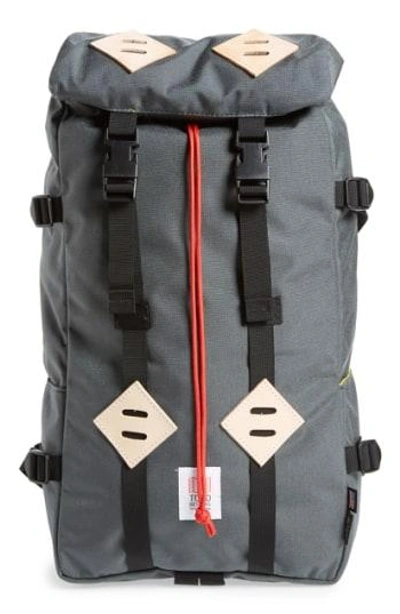 Shop Topo Designs 'klettersack' Backpack - Grey In Charcoal
