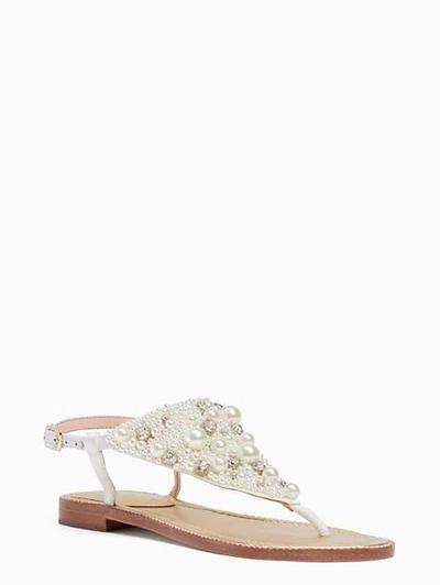 Shop Kate Spade Sama Sandals In Ivory