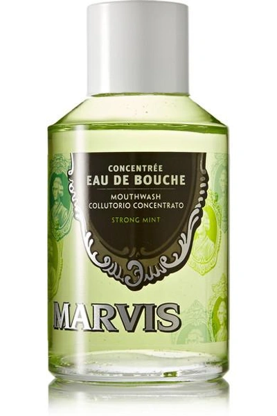 Shop Marvis Mouthwash Concentrate - Strong Mint, 120ml In Colorless