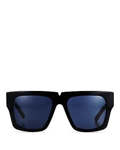 Shop Pared Eyewear Women's Bigger & Better Oversized Square Sunglasses, 54.5mm In Black/gray