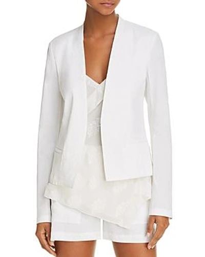Shop Theory Open-front Blazer In White