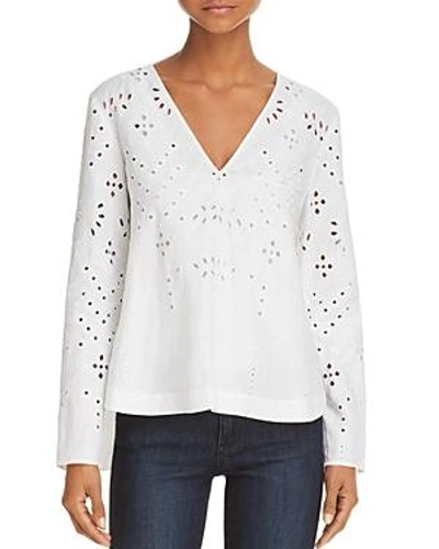 Shop Theory Relaxed Lace Top In White