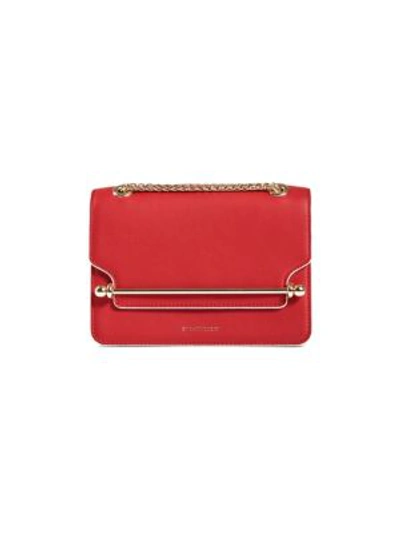 Shop Strathberry Mini East West Crossbody Bag In Ruby