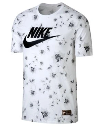 Shop Nike Men's Sportswear Graphic T-shirt In White