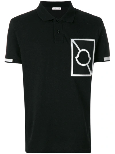 Shop Moncler C X Craig Green Logo Patch Polo Shirt