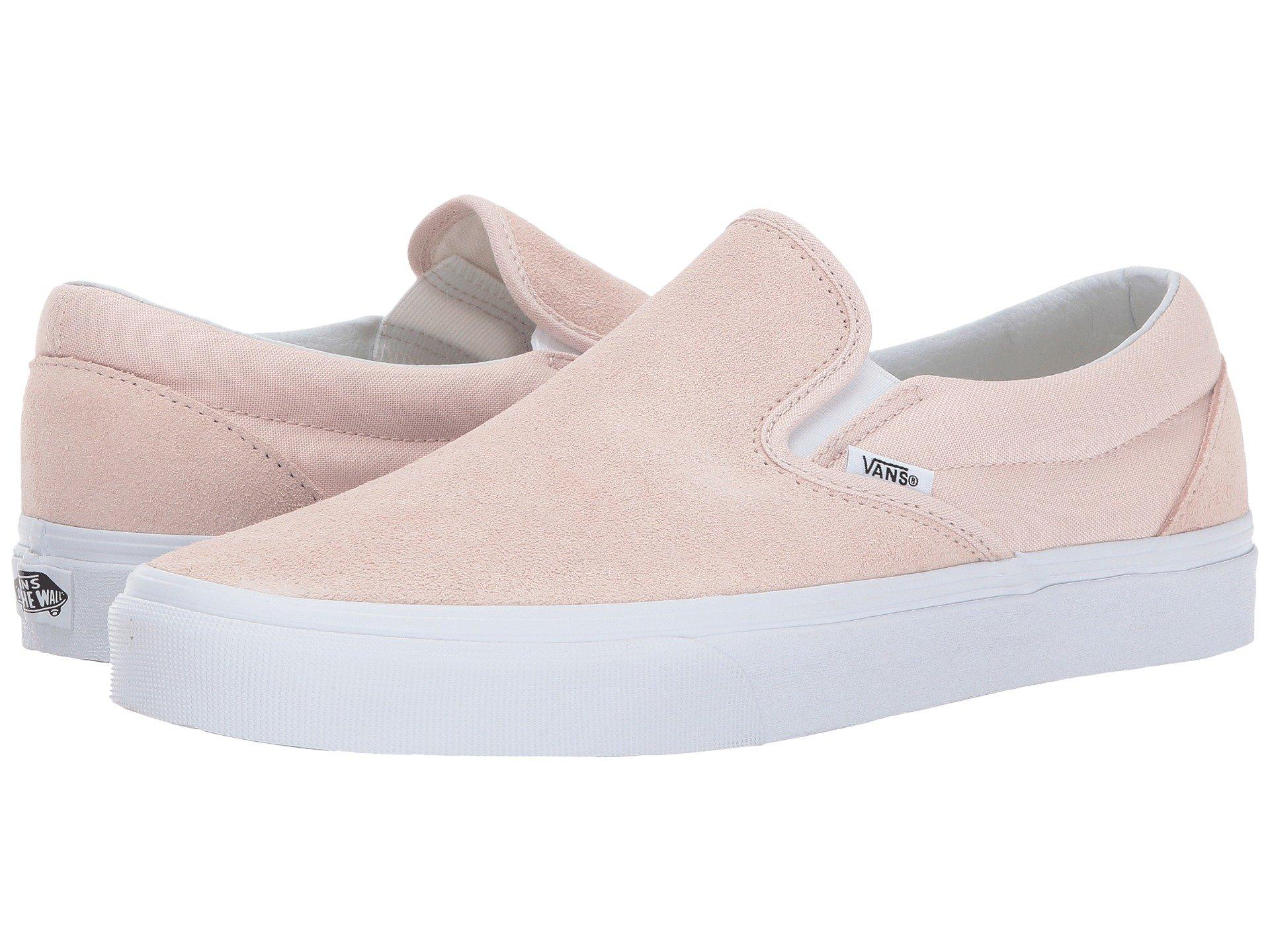 vans slip on sepia rose