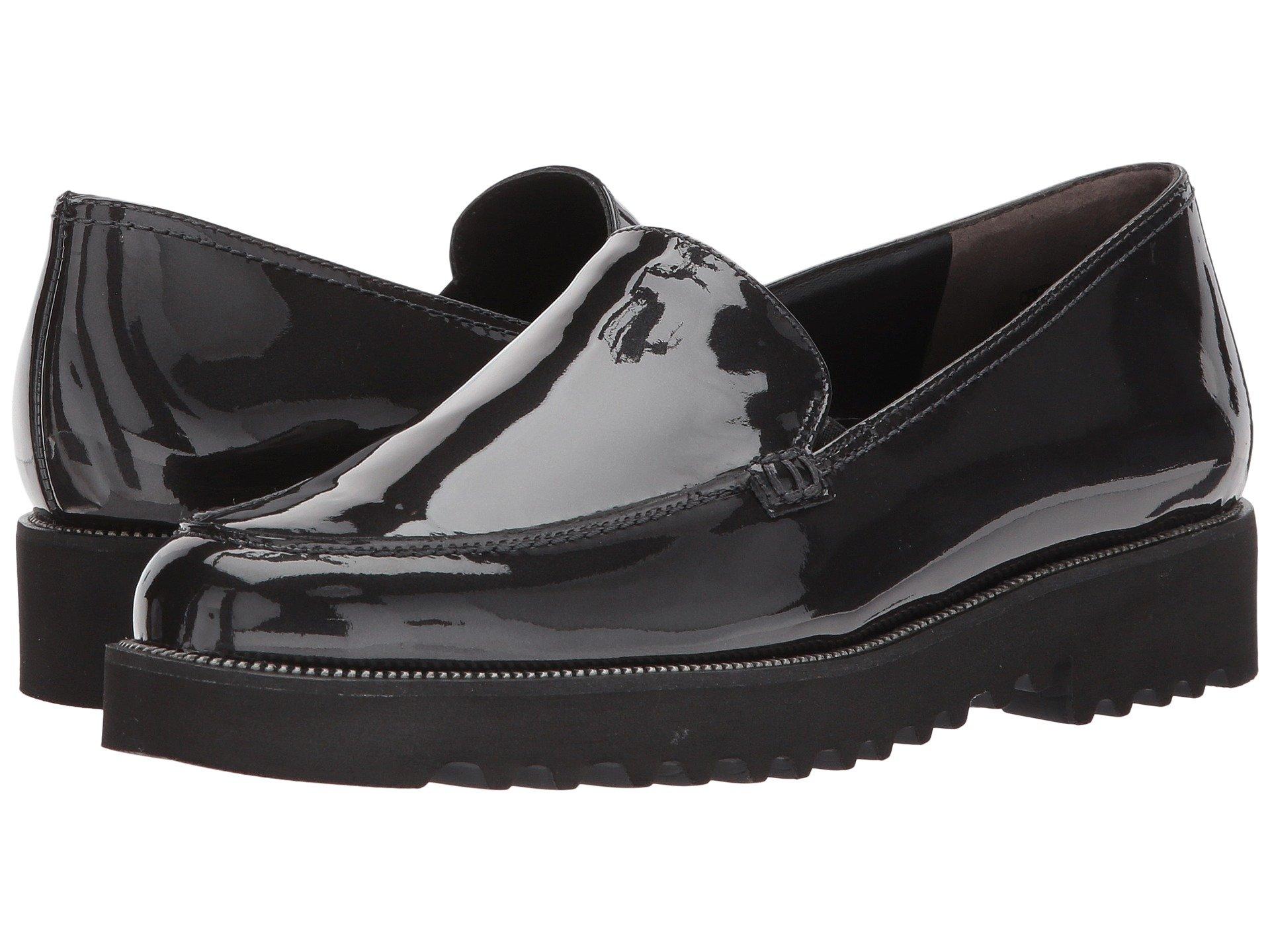 paul green patent leather loafers
