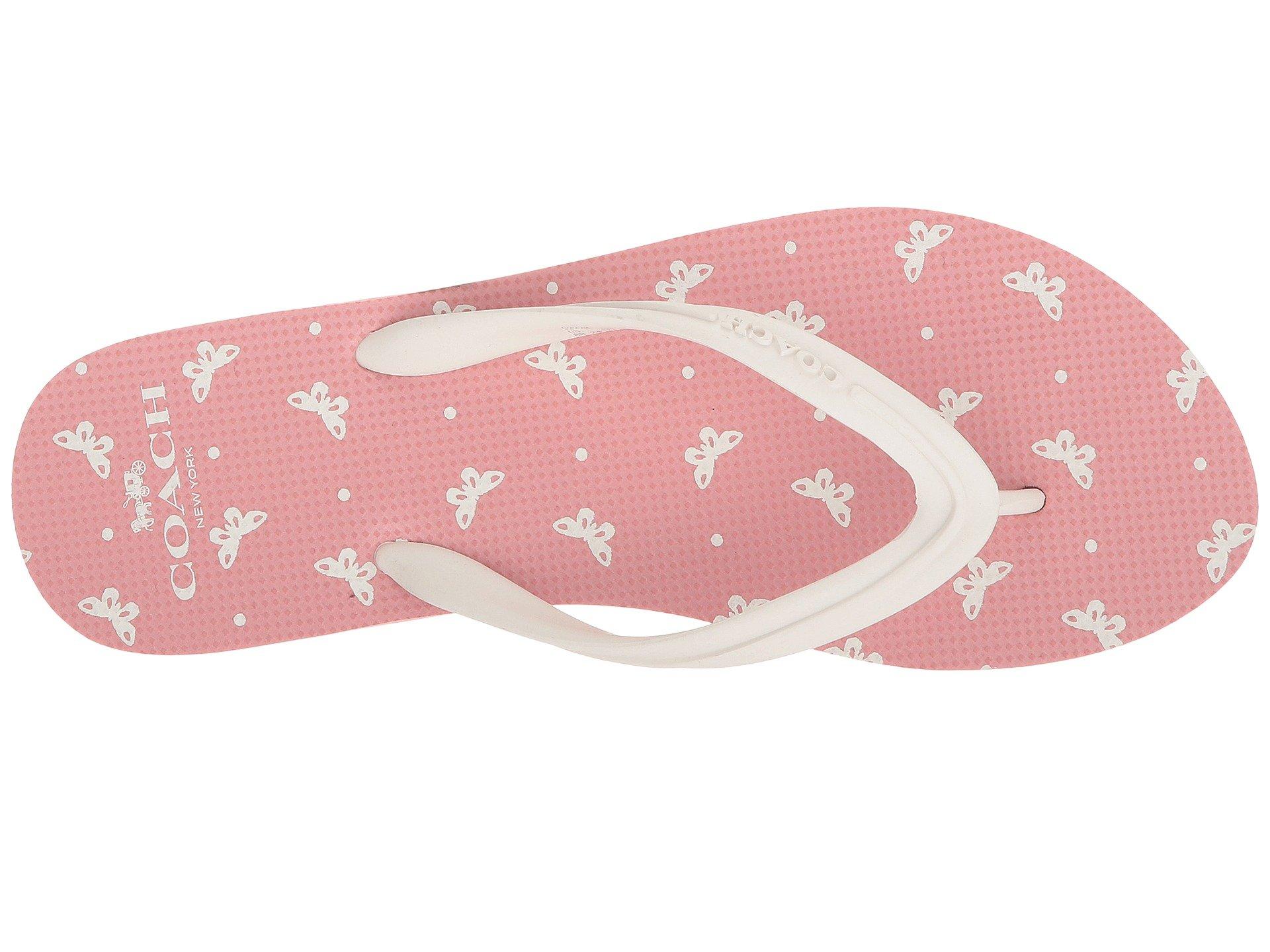 coach cleo flip flop