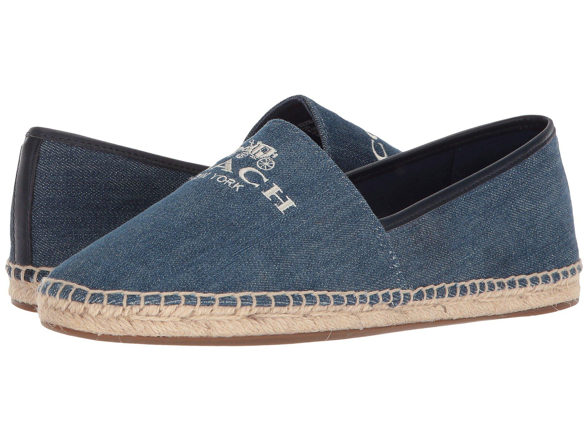 coach denim espadrilles