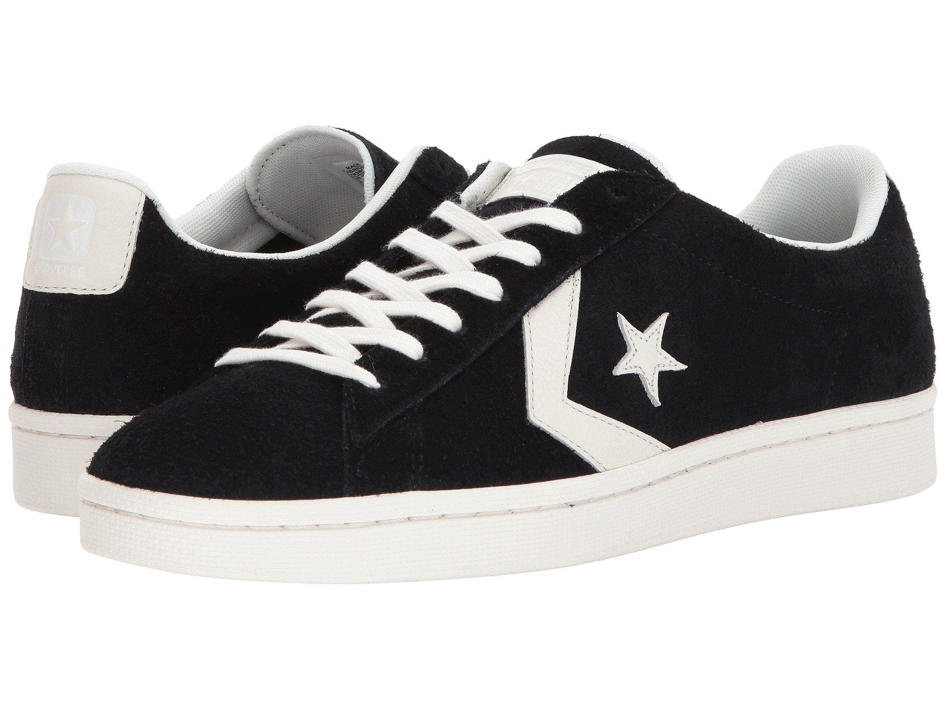 Converse Pro Leather 76 Ox In Black/egret/egret | ModeSens