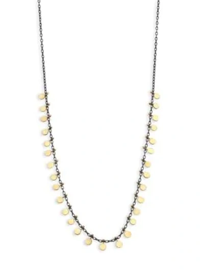 Shop Sia Taylor Dots 18k Yellow Gold & Sterling Silver Necklace