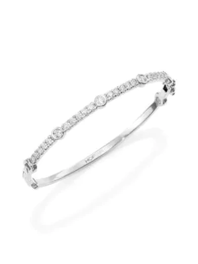 Shop Hearts On Fire Women's Copley Diamond & 18k White Gold Bangle