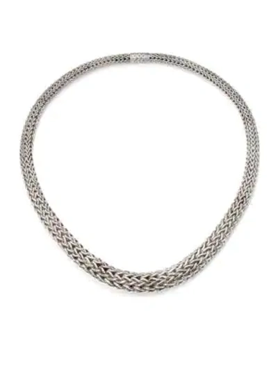 Shop John Hardy Women's Classic Chain Sterling Silver Bib Necklace