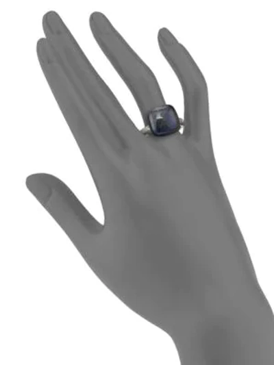 Shop John Hardy Bamboo Gemstone & Sterling Silver Ring In Labradorite