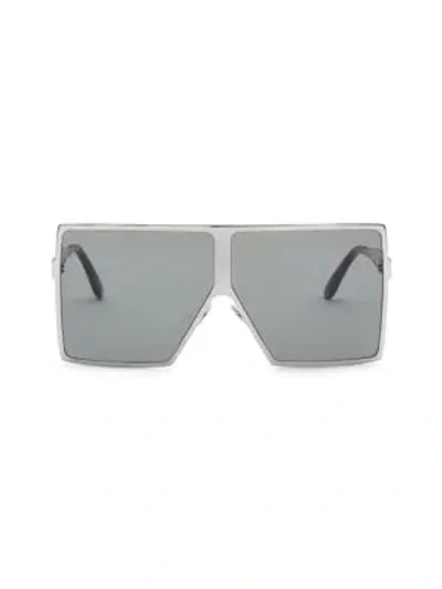 Shop Saint Laurent 68mm New Wave 182 Betty Sunglasses In Silver