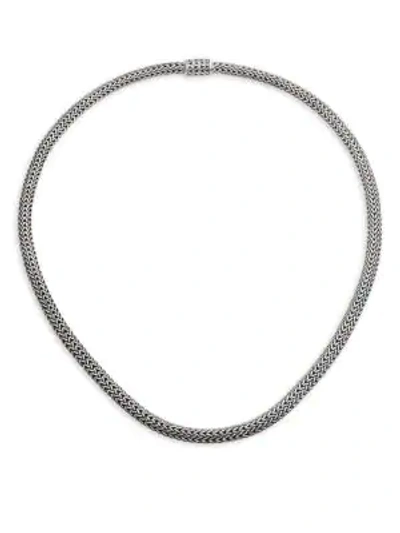 Shop John Hardy Classic Chain Sterling Silver Extra-small Necklace