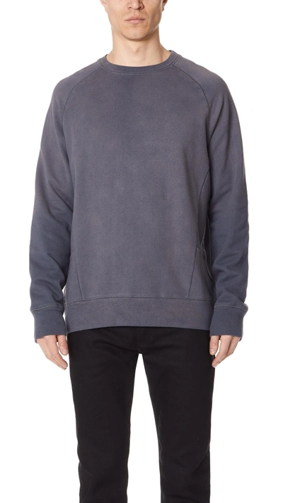 Shop Matiere Glendale Crew Sweatshirt In Greystone