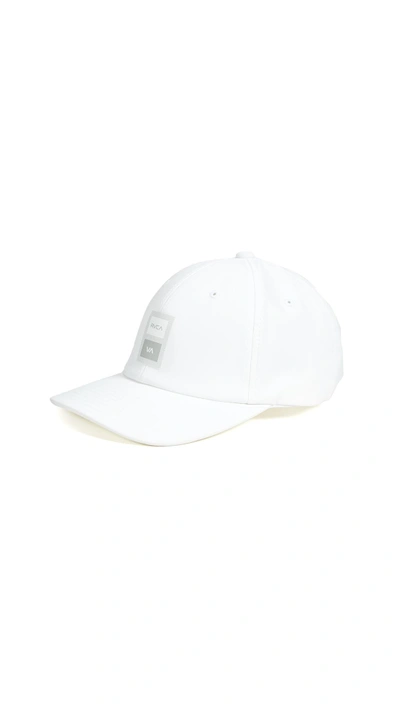 Shop Rvca Va Sport Trainer Hat In White