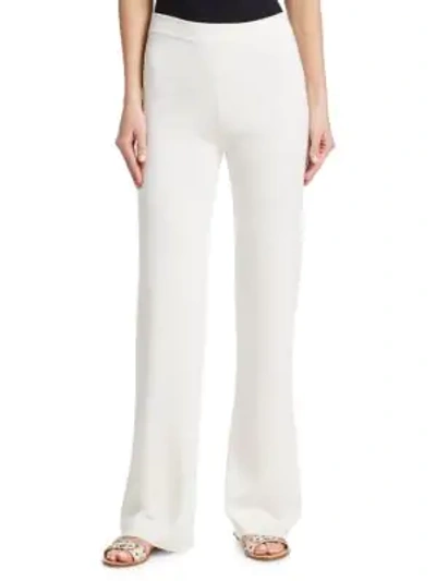 Shop Barbara Lohmann Erica Flare Pants In Off White