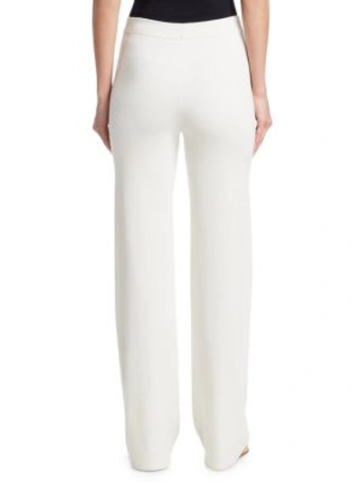 Shop Barbara Lohmann Erica Flare Pants In Off White