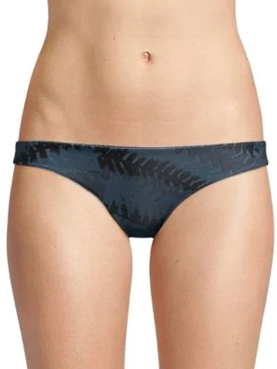 Shop Mikoh Swimwear Zuma Bikini Bottom In Lei
