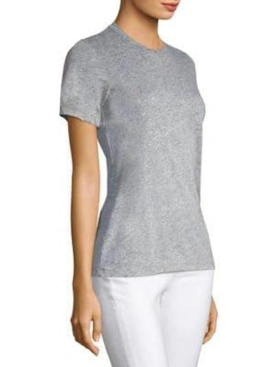 Shop Ag Jersey Tee In Speckled Heather Grey