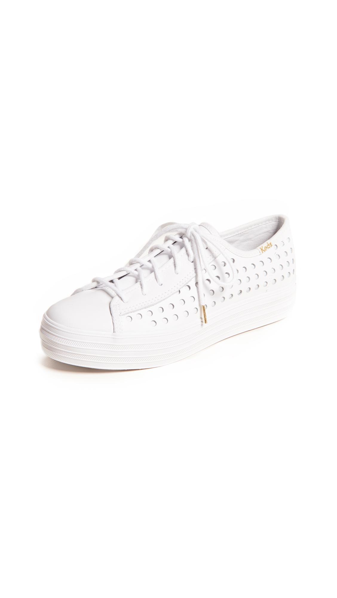 keds triple kick perf leather