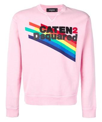 dsquared pink sweatshirt