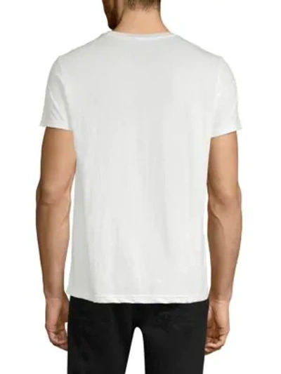 Shop Tee Library Sitting In The Dark Cotton Tee In White