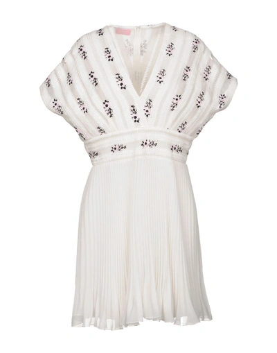 Shop Giamba Short Dresses In White
