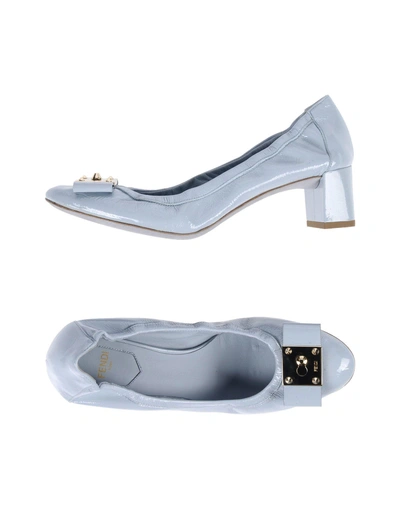 Shop Fendi Pump In Sky Blue