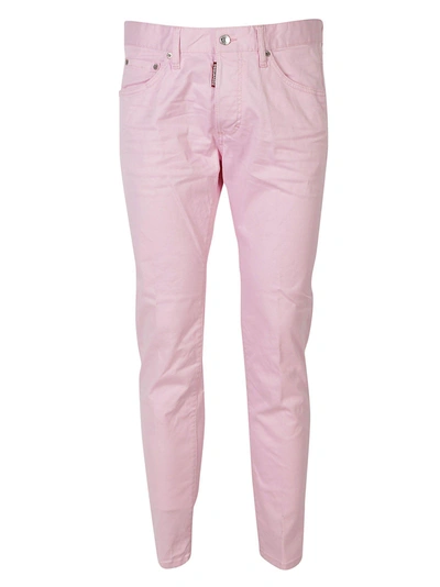Shop Dsquared2 Denim Pants In Pink