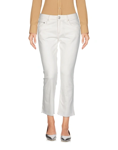 Shop Care Label Cropped Pants & Culottes In Ivory