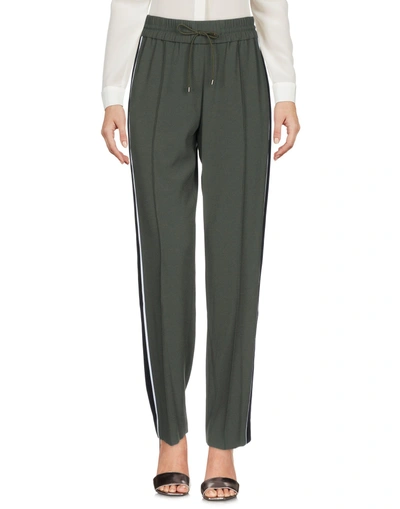Shop Kenzo Casual Pants In Military Green