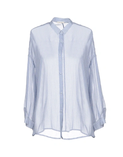 Shop American Vintage Patterned Shirts & Blouses In Slate Blue