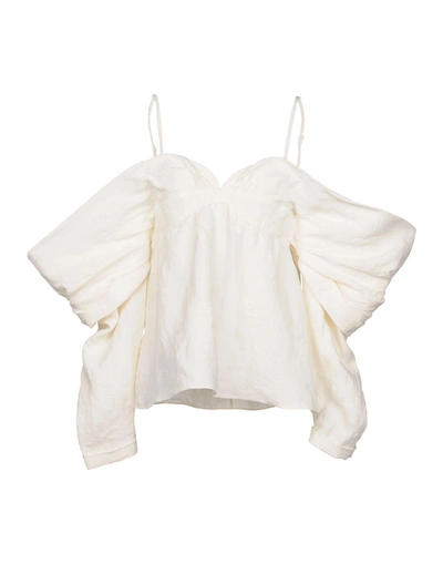 Shop Jw Anderson Blouse In Ivory