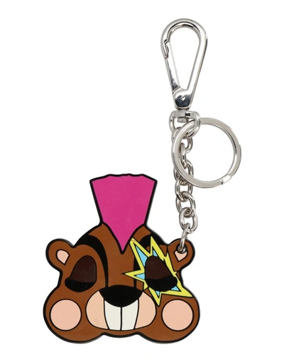 Shop Dsquared2 Key Ring In Brown