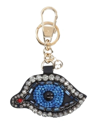 Shop Gucci Key Ring In Blue